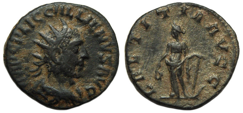 Gallienus Ae Antoninianus : Joint Reign Type : LAETITIA AVGG
